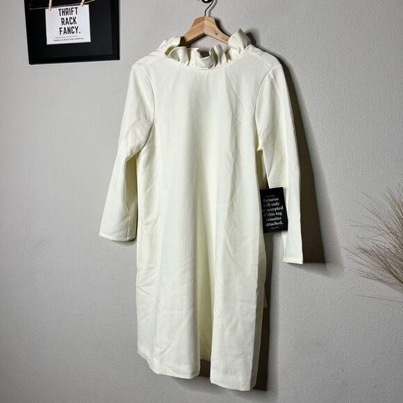 NEW Tuckernuck Dress Daphne Bow Back Ruffle Mini Dress White Size XXS - Picture 3 of 9
